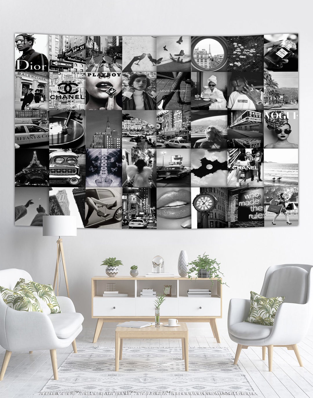 Black and White Aesthetic Collage Black and White Collage - Etsy