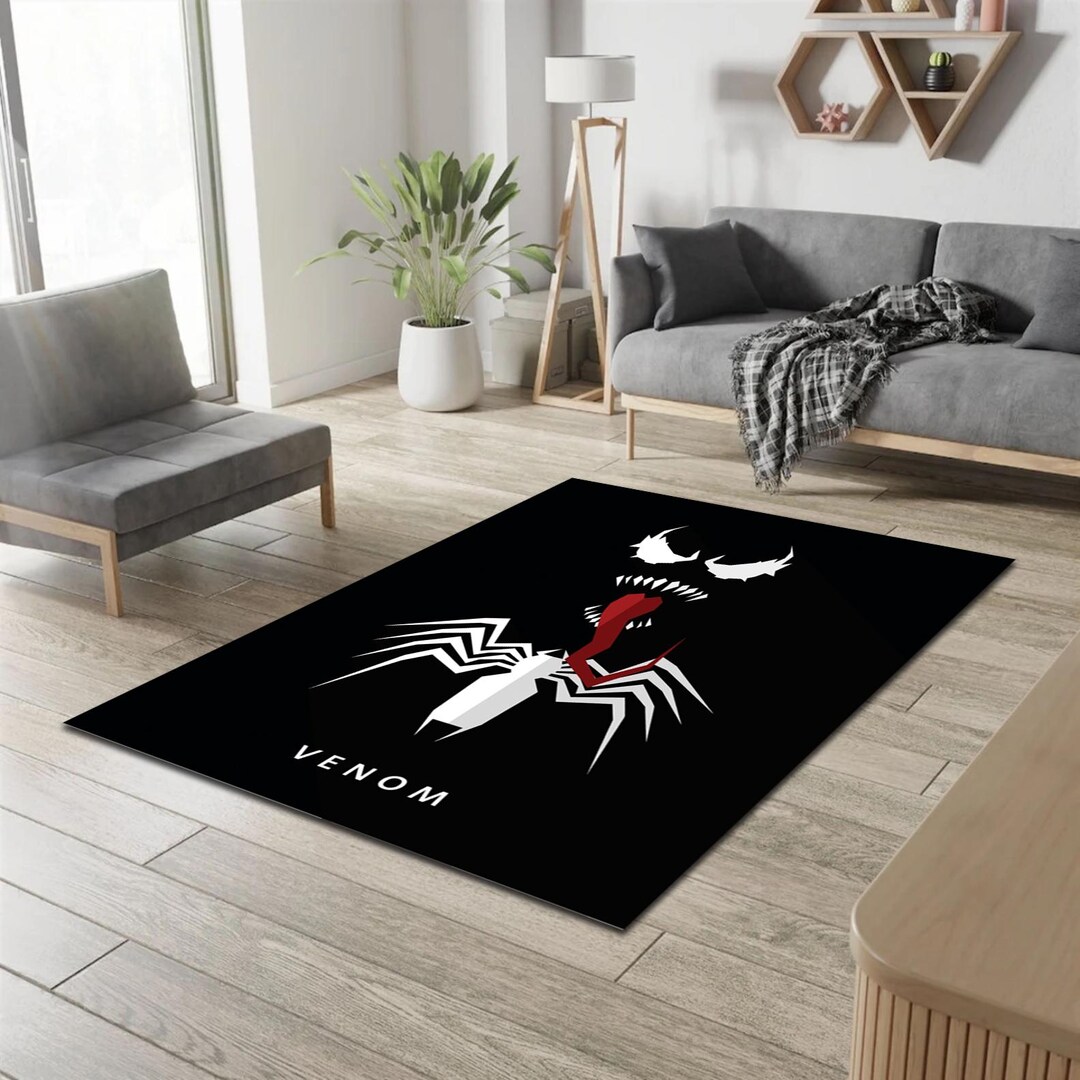 Venom Rug: Avengers Carpet, Kids Room Decor - Etsy