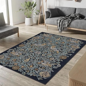 Flowers Garden,Art Rug,Wiliam Morris Art,Style Rug,Living Room Rug,Home Decor Rug,Anti Slip Rug,Modern Rug,Area Rug,Home Decor