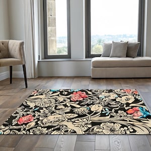 Flowers Garden,Art Rug,Wiliam Morris Art,Style Rug,Living Room Rug,Home Decor Rug,Anti Slip Rug,Modern Rug,Area Rug,Home Decor