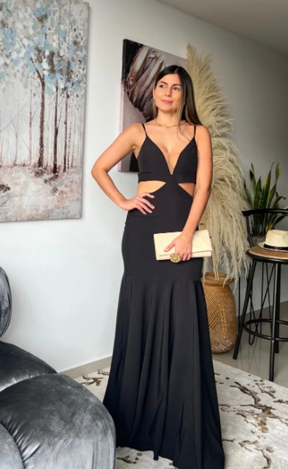 Black to impress maxi dress