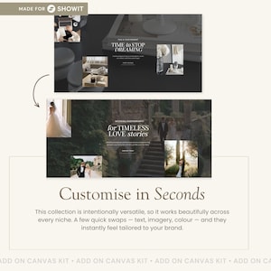 Showit Canvas Add On Bundle, Animation Template, Dfy Showit, Website design, Web Portfolio, Editable Showit Layouts, Modern Canvases image 5