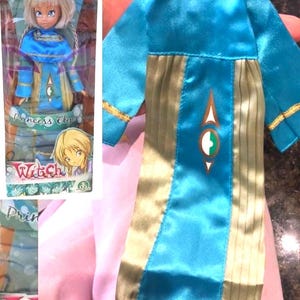 Disney W.I.T.C.H. Elyon Doll Fashion Doll Rzadki Oryginalny strój HTF strój tylko 12 cali