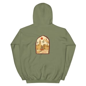 Moroccan Tea Time Hoodie - بالصحة والرحة - Maghribi Bessaha B'sa7a ou ra7a, Moroccan mint tea, Atay, na3na3, Middle Eastern, Kasbah