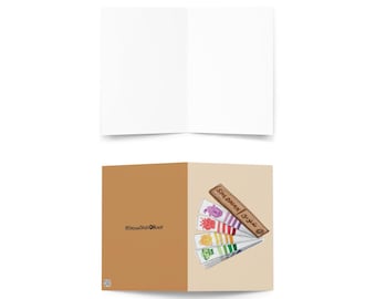 Shlonak Iraqi Arabic Greeting Card: How Are You Cartoon Illustration