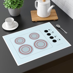 Decoración de cocina de juguete: cocina Montessori portátil de juguete en color azul, ¡despliégala y juega!