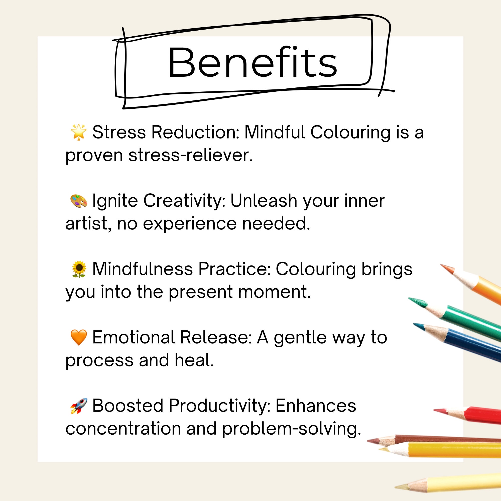 Mindful Coloring Pages PDF Mindfulness Gift Workbook for Relaxation