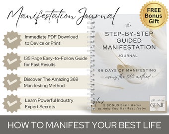 Manifestation Journal Digital 369 Manifesting Planner for IPad GoodNotes Printable Journaling Workbook for Manifesting Law of Attraction LOA