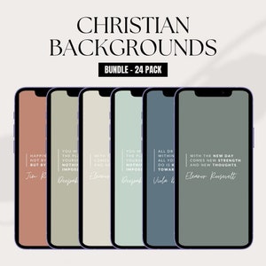 Inspirerend behang | 3 citaten - 6 kleuren | Hoge resolutie | Telefoonbehang herfstkleuren | Digitale download | Neutrale kleuren: per 24 stuks