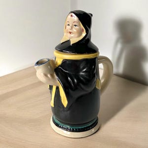 German pottery jug - Monk - 20th century - Porcelain - Vintage