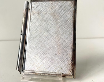 Small ball book or notebook - Vintage - 20th century - Metal - With papers