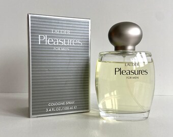 Lauder - Pleasures for men - Woda kolońska w sprayu - 100 ml - Perfumy vintage