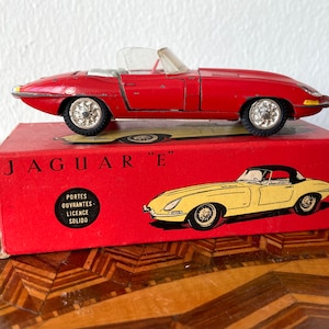 Tekno-roter Jaguar E – 926 – Dänemark – In der Originalverpackung