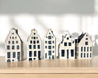 ヴィンテージ KLM ボルス ロイヤル デルフト ブルー ハウス No
