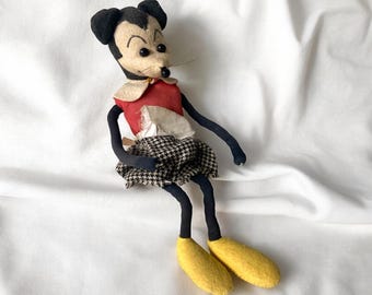 Vintage 1930s Minnie Mouse Doll - Etsy