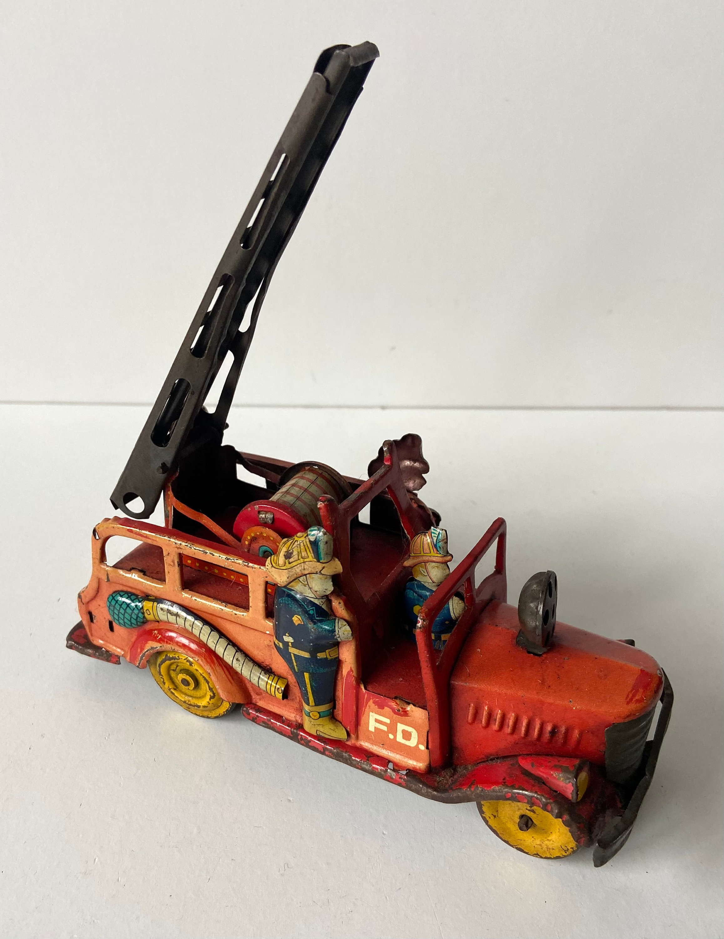 Tin Toys - Fire Truck - Fire Engine - SSS Japan Fire Dept