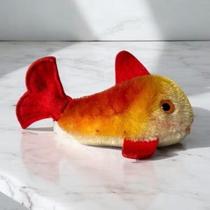 Steiff Flossy the fish - Goldfish - Germany - Without button and other labels