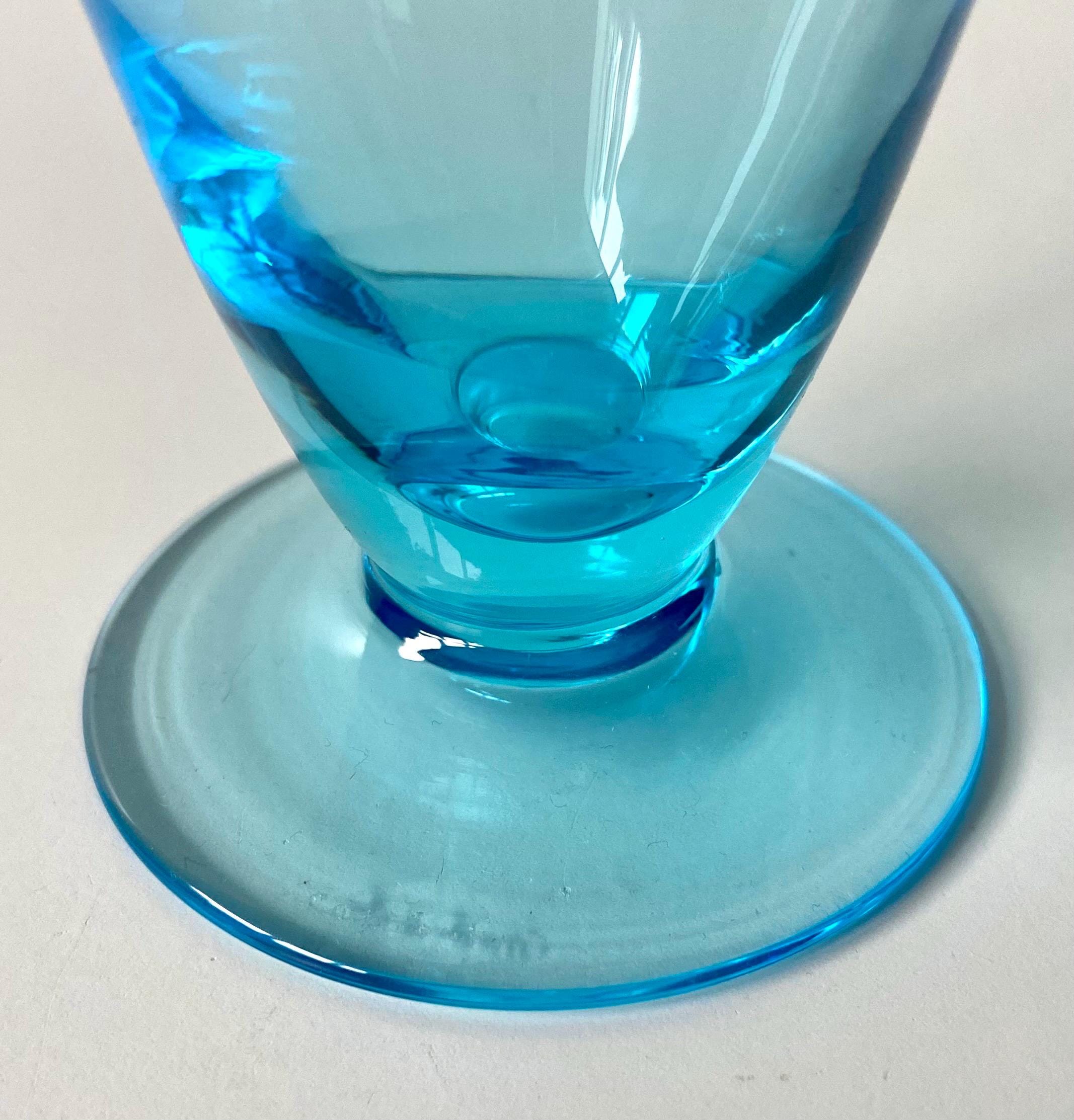 カルロ・モレッティ - カラフェ - ブルーガラス - ムラーノ - イタリア