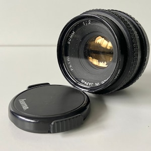 Petri Lens - 1:2 - 49mm - 50mm - Camera - Lenses - Vintage