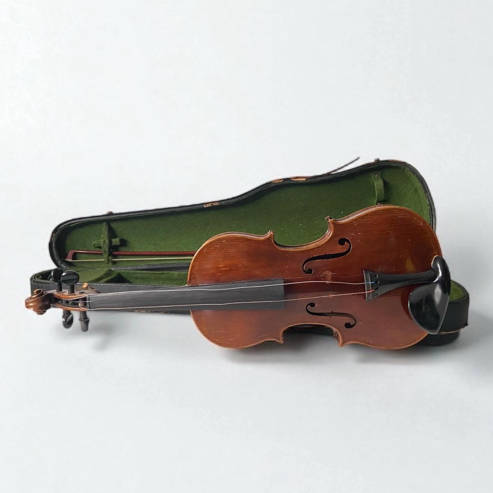 バイオリンケース 木製 イギリス製　アンティーク Antique 木製英国ヴァイオリンケース 年代物骨董品 violin case - Etsy