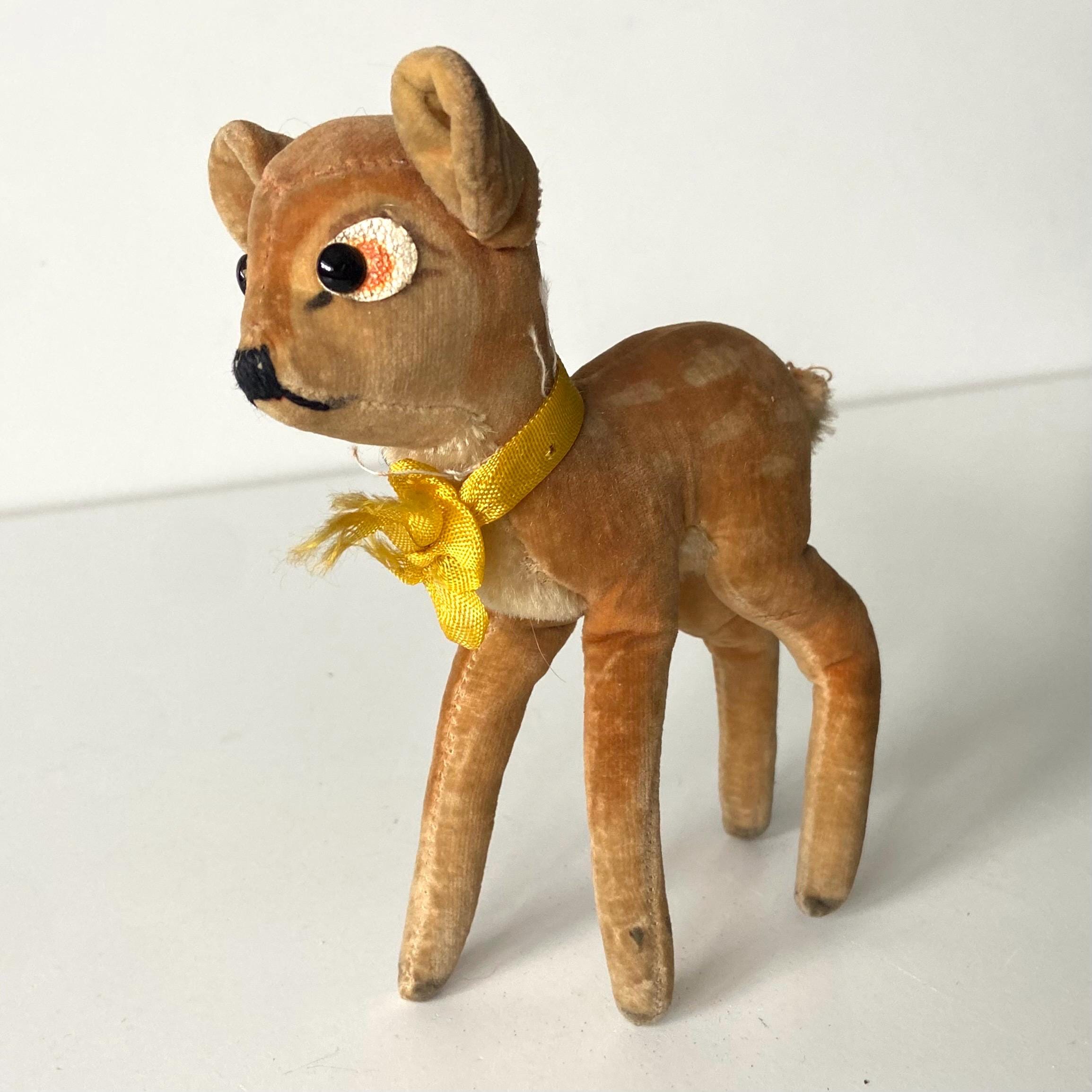 60's Plush Deer - Etsy