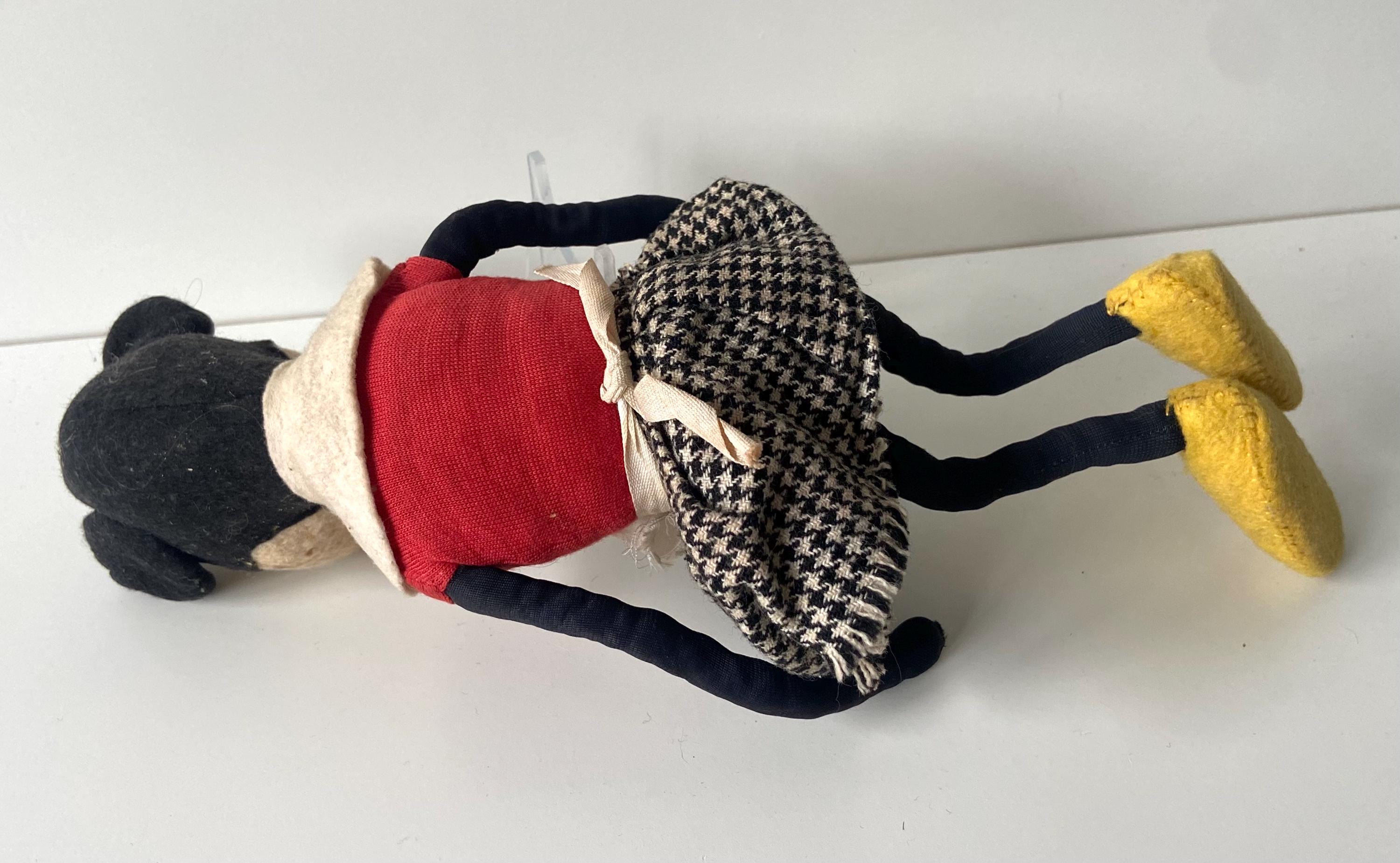 Minnie Mouse - Disney Figure - Rare Edition - 1930s - Rag Doll - Etsy