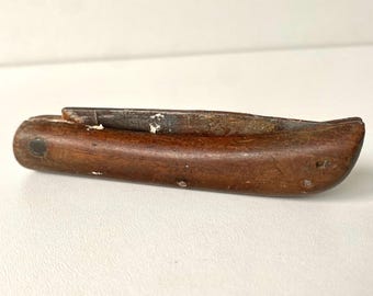 Captain Kid - Pocket knife - Germany - Vintage - Solingen - 20th century - Approx. 1920-1940 - Folding knife - Wood and iron