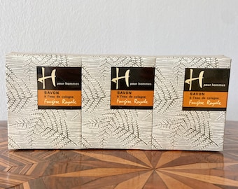 Vintage soap - H pour hommes - Savon - à l&#39;eau de cologne - Paris