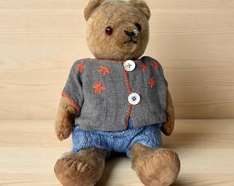 ヴィンテージ シュタイフ 1926 限定版 ピエロ モヘア テディベア 32 cm