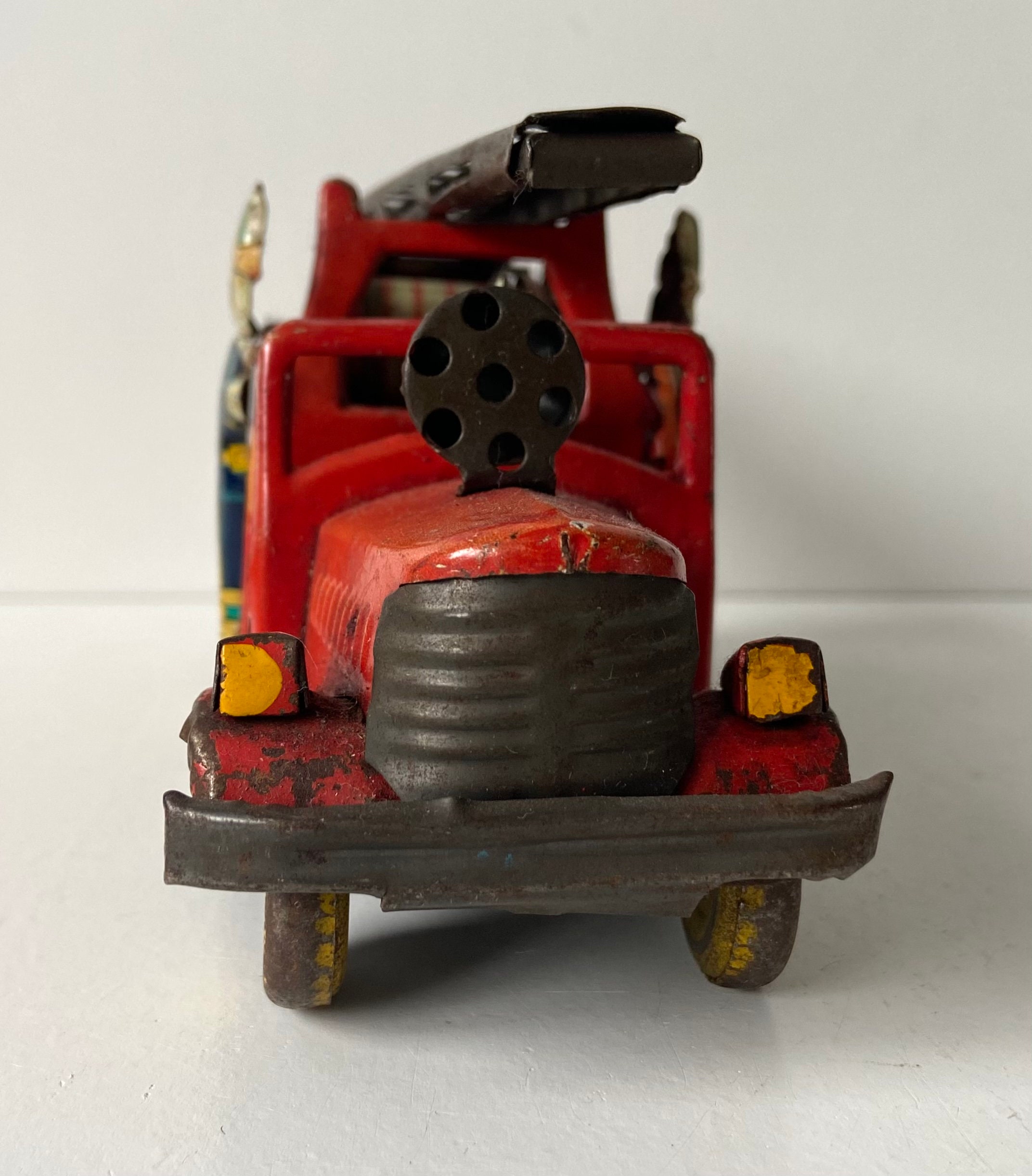 Tin Toys - Fire Truck - Fire Engine - SSS Japan Fire Dept - 1950s