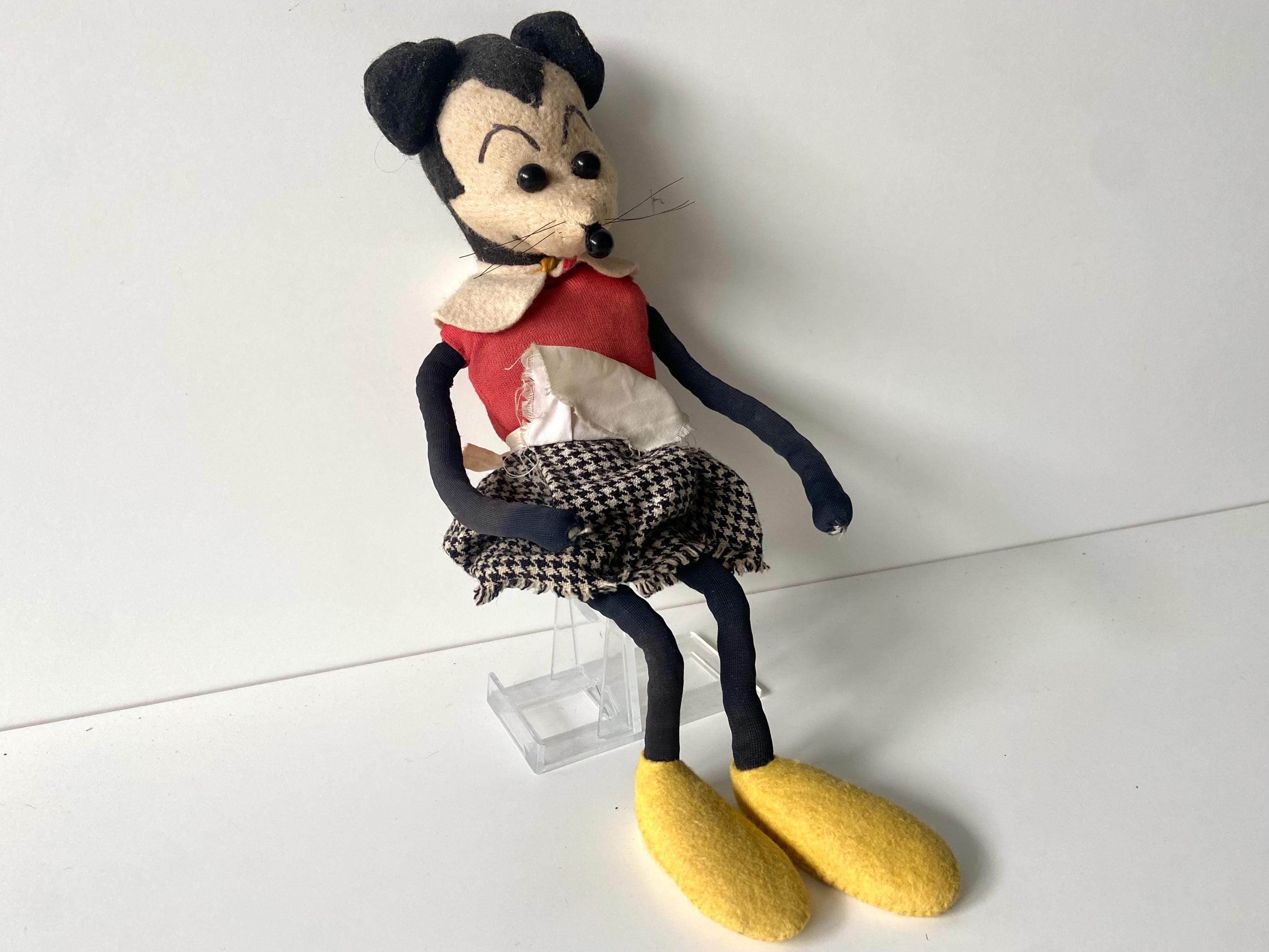 1930年代のMINNIE Mouse DOLL vintage Minnie Mouse - Disney Figure - Rare Edition - 1930s - Rag Doll - Etsy