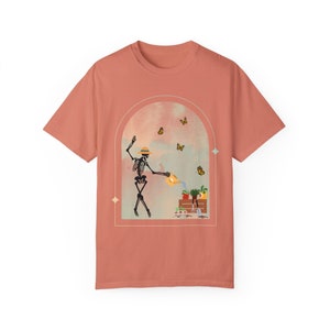 Comfort Colors Gardening Skeleton Shirt Garden Shirt Gardener Shirt Plant Mom Shirt Garden Girl Shirt Cute Skeleton Tee