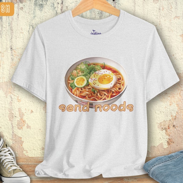 Send Noods Shirt, Funny Ramen Shirt Ramen Lover Gift For Him Noodle Shirt Japanese Food Korean Food Asian Foodie Shirt