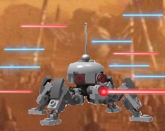 PDF Instructions for Dwarf Spider Droid Custom Lego Model (please read or message me before buying)
