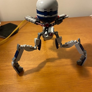 Octaputara (Combat) Tri Droid Custom Lego Model PDF Instructions (please read or message me before buying)