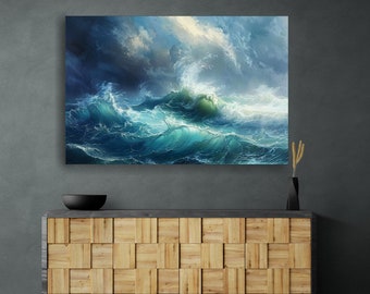 Il Golfo di Napoli di Ivan Aivazovsky Riproduzione del famoso dipinto Stampa su tela per la decorazione del soggiorno Immagine 40x60cm Senza cornice