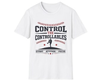 Camiseta "Controla lo controlable" / Mentalidad de béisbol, motivación