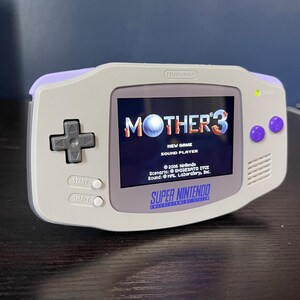 SNES-style GameBoy Advance with IPS Screen and USB-C Charging