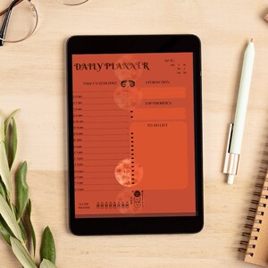 Aries Zodiac-Themed Daily Digital Planner | Astrology-inspired Daily Organizer | Printable Horoscope Planner | Astro Productivity Tracker