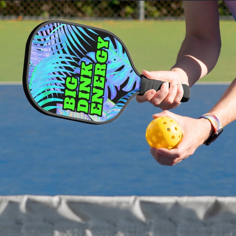 Big Dink Energy Pickleball Paddle Fun Sassy Full of Etsy