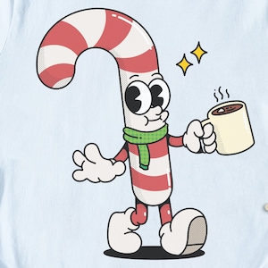 Retro Christmas PNG, Christmas PNG, PNG for Christmas, Christmas Design png, Christmas Sublimation, Sublimation Design Fall,Candy Cane png,