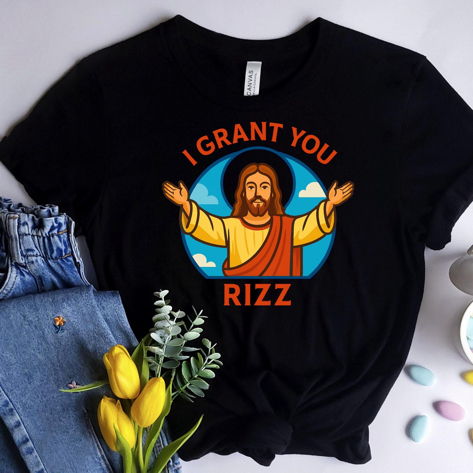 I Grant You Rizz PNG, Funny Jesus Meme, Funny Png, Funny PNG Sarcastic ...