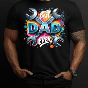 Best Dad Ever PNG, Dad PNG, Fathers Day PNG, Gift for Dad, Father's Day Png, Fathers Day Gift, Dad Gift, Mechanic Png, Fathers Day Images image 3
