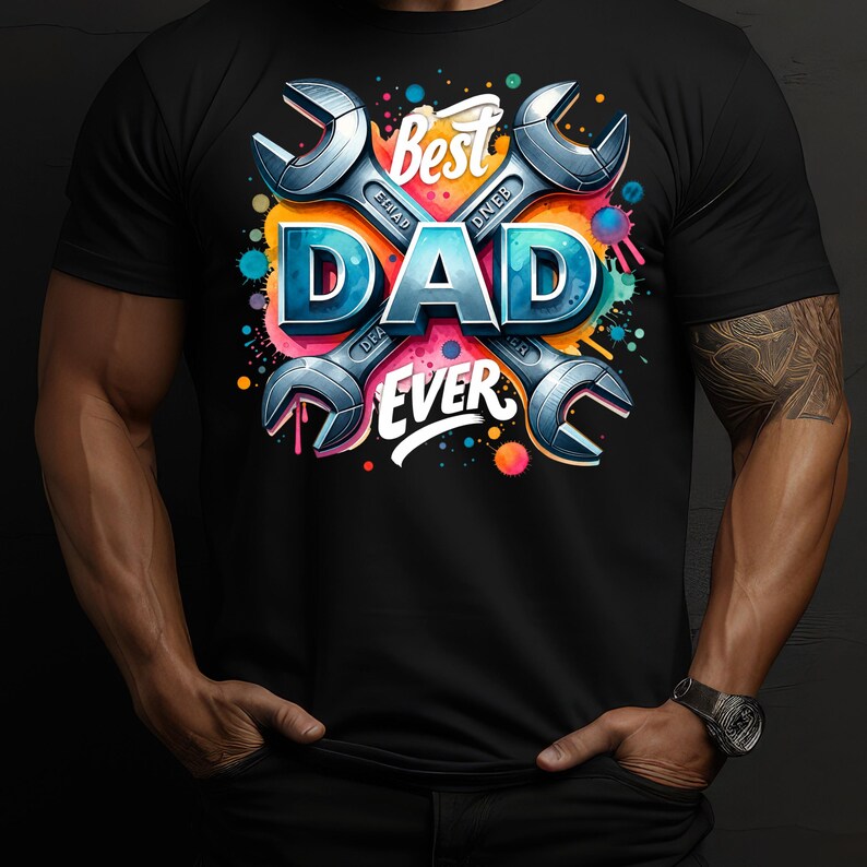 Best Dad Ever PNG, Dad PNG, Fathers Day PNG, Gift for Dad, Father's Day Png, Fathers Day Gift, Dad Gift, Mechanic Png, Fathers Day Images image 3