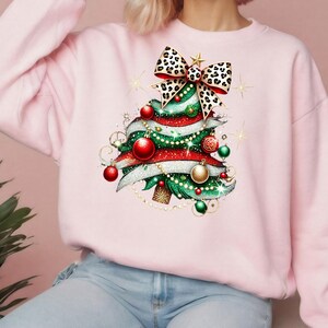 Christmas Tree PNG, Christmas PNG, Girly Christmas PNG, Xmas Png, Christmas Sublimation, Christmas Sweatshirt Png, Christmas Png Designs image 15