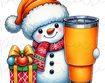 Cute Snowman PNG, Christmas PNG, Snowman Png, Christmas Sublimation, Xmas Png, Christmas T-shirt Design Png, DTF Png, Christmas Clipart