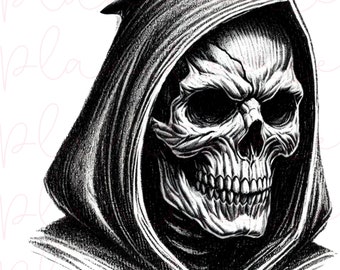 Skeleton PNG, Skull, Skull PNG, Grim Reaper PNG, Skeleton Clipart, Grim Reaper Clipart, Black Skull Png, Halloween Skull Png, Skull Clipart