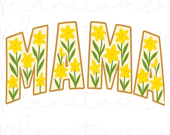 Blumen Mama PNG, Muttertag PNG, Mama PNG, Blume Png, Mama mit Blumen Png, Mama Sublimation, Mama Leben Png, Geschenk für Mama, Mama Png