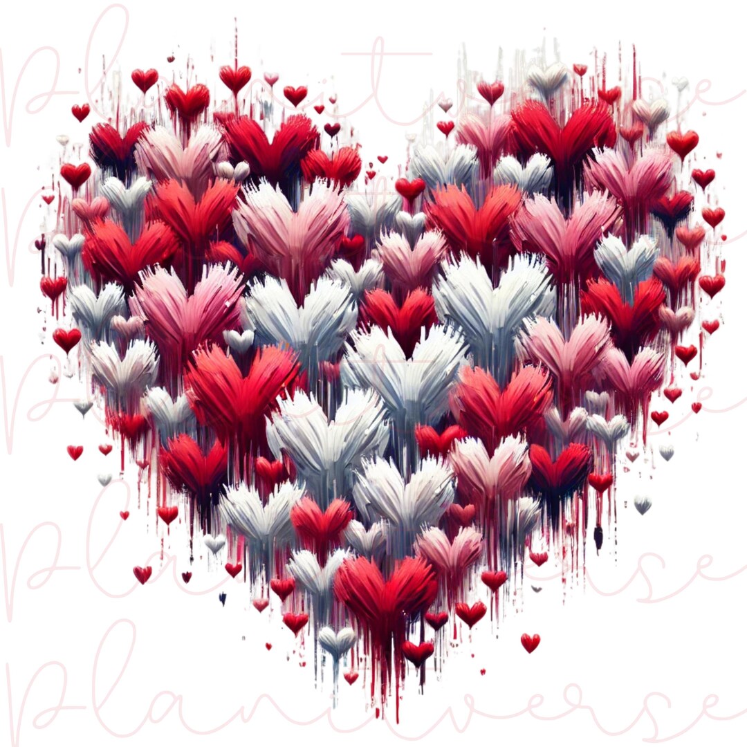Valentine's Day Png, Heart Png Designs, Valentines Day Sublimation ...