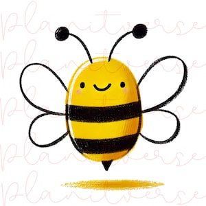 Abelha PNG, Download de Sublimação de Abelha, Comercial de Clipart de Abelha, Abelha PNG para Crianças, Abelha Fofa PNG, Desenho de Criança Png, Design de Abelha Png, Abelha Infantil Png